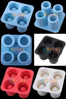 Cup Shape Fresher Shooter Ice Cube Glass Mold Maker  