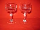 NEW 2 CAROLANS IRISH CREAM LIQUEUR CORDIAL GLASSES STEMWARE GLASS 