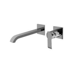    PC Qubic Wall Mounted Lavatory Faucet with S Ingl
