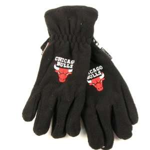  NBA Chicago Bulls Fleece Thinsulate Team Fan Gloves 