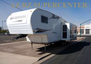 2008 ROCKWOOD 8283SS 5TH WHEEL 12FT SLIDE OUT IN LIVING AREA 18FT 