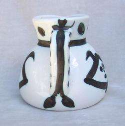 PABLO PICASSO Original 1956 Madoura Pottery Pitcher  