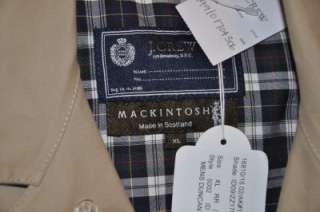  Mackintosh Duncan Trench Coat X Large Birch $800 NWT Jacket Rain Coat