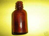 SMALL LYSOL BOTTLE [ BROWN GLASS ] VINTAGE  
