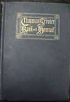 1917 Common Service Book Of The Lutheran Church Book  