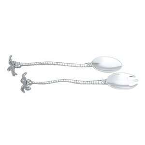 Mariposa Palm 3D Salad Servers 