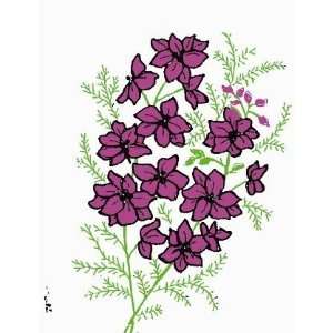    Hibiscus Iris Pansy   Iron On Transfers Arts, Crafts & Sewing
