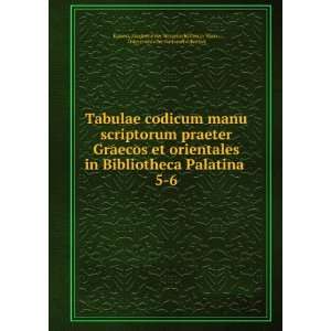Tabulae codicum manu scriptorum praeter Graecos et orientales in 