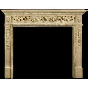 HAND CARVED ORNATE FRENCH MANTEL 