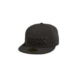 Fox Racing Podium New Era Mens Fitted Sports Wear Hat   Black / Size 