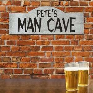  Man Cave Personalized Wall Sign 