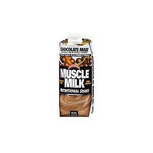    Muscle Milk, Chocolate Malt, 17 Oz. / 12 PK 