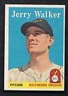 Jerry Walker Baltimore Orioles 1958 Topps Card #113
