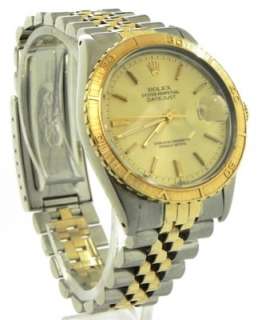 Mens Two tone Rolex 1980 Thunderbird w/Champagne Dial  