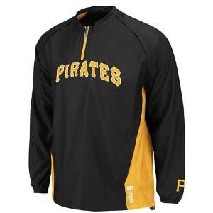 Pittsburgh Pirates Convertible Gamer Jacket (Black/Gold 