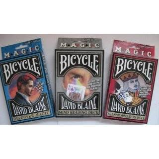 David Blaine 3 DECK SET Magic Trick in Bicycle Playing Cards