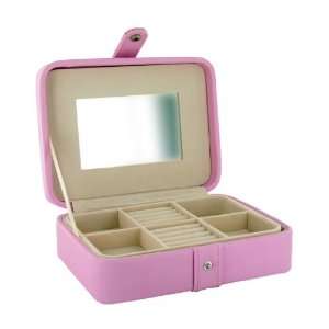   Travel Jewellery Case (JB3)   Pink Jewellery Box