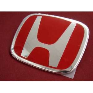 Brand New Jdm Red Honda H Rear Emblem for 06 11 Honda Civic 4door Only 