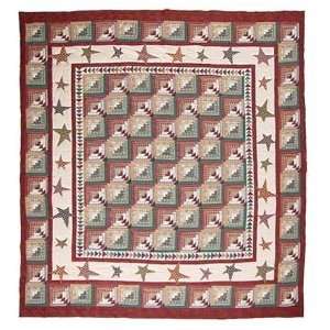   Woodland Star and Geese Quilt Luxury King 120x106