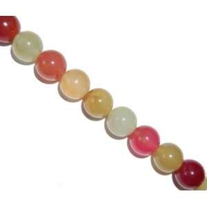  Apple jade round beads, 15mm, sold per 16 inch strand 