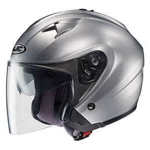  HJC IS 33 LT.SILVER SIZEXLG MOTORCYCLE Open Face Helmet 