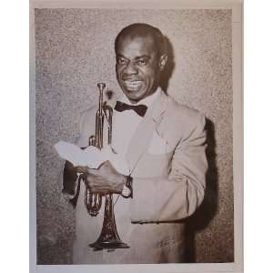  Louis Armstrong 7x9 Original Music Photo #p294 Everything 