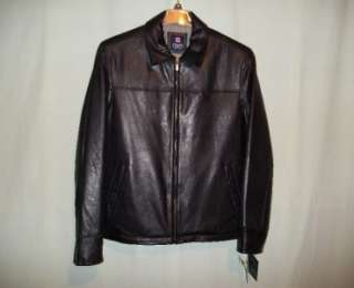 new chaps mens leather jacket size XL Retail $400  