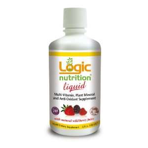 Logic Nutrition Liquid Wild Berry Multi vitamin Plant Mineral And Anti 