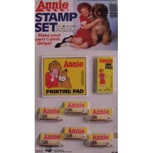 com Little Orphan Annie STAMP SET w 6 Stampers   Make Your Own Comic 
