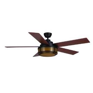 Litex E PK52ORB5C1RS Randolph Collection   52 Ceiling Fan, Oil Rubbed 