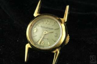 JAEGER LE COULTRE TURLER VINTAGE 18K YELLOW GOLD BACK WINDING LADIES 