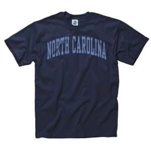  North Carolina Tar Heels Youth Navy Arch T Shirt Sports 