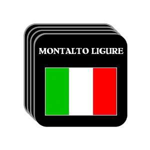  Italy   MONTALTO LIGURE Set of 4 Mini Mousepad Coasters 