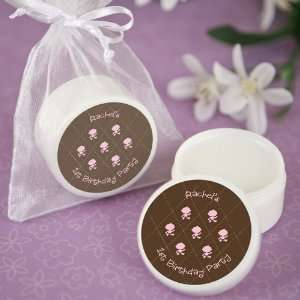  Modern Girl   Lip Balm Personalized Birthday Party Favors 