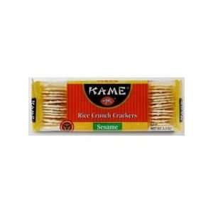 Kame All Natural Sesame Rice Crackers Grocery & Gourmet Food