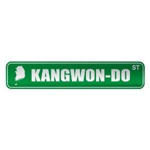   KANGWON DO ST  STREET SIGN CITY SOUTH KOREA