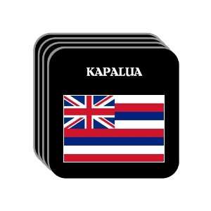 US State Flag   KAPALUA, Hawaii (HI) Set of 4 Mini Mousepad Coasters