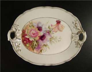 Antique German Porcelain Plate KPM Hand Painted Germany  