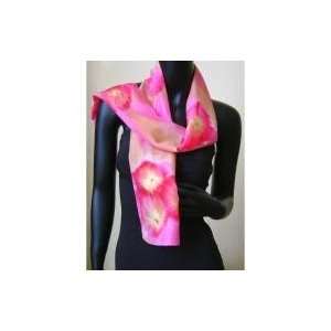  Handpainted 100% Silk Scarf   CLEARANCE 