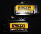 DEWALT DCB200 20V LITHIUM ION BATTERY PACKS X 2 NEW