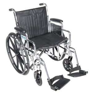  Chrome Sport 18 Seat size Wheelchair with Detachable Desk 