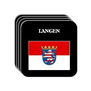  Hesse (Hessen)   LANGEN Set of 4 Mini Mousepad Coasters 