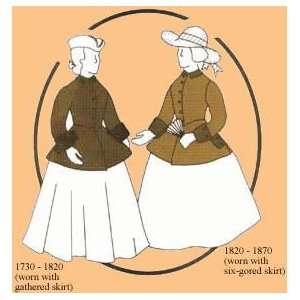  1730 1870 Ladies Riding Habit Pattern 