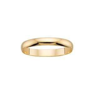  Mens 3mm Wedding Band in 10K Yellow Gold (Size 9.5 