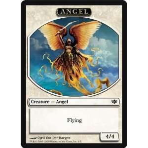  Magic the Gathering   Angel Token   Conflux   Foil Toys 