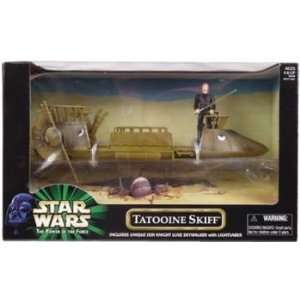  Star Wars Power of the Force Tatooine Skiff with Jedi Knight 