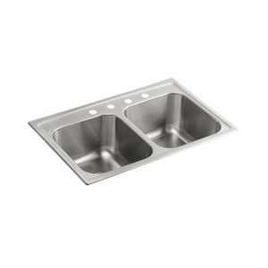  Kohler K 3847 4 NA Toccata Kitchen Sink, 4 Hole