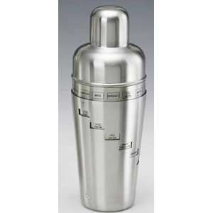   Stainless Steel Cocktail Shaker with Drink Recipes