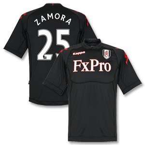  11 12 Fulham Away Jersey + Zamora 25