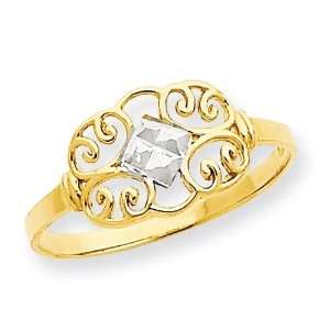 Filigree Ring in 14k Yellow Gold